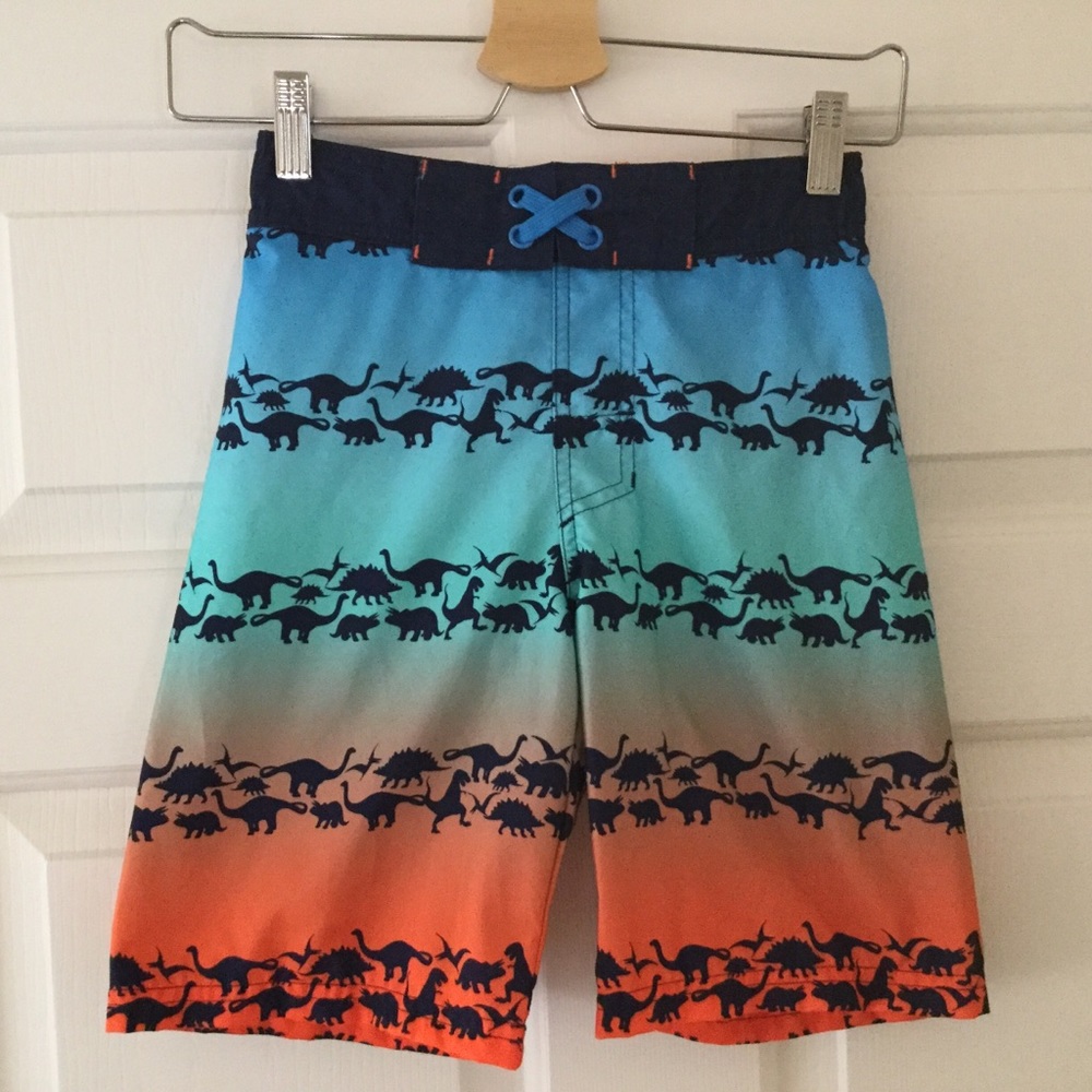 NWOT【Cat & Jack】Dinosaur Boy Swim Trunks